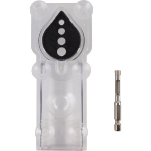 LUX-TOOLS Diamantbohrer 6 mm mit Führung im transparenten Köcher.
