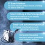 STAHLWERK MIG MAG-160 M Kombi-Schweißgerät: 5-in-1 Inverter für MIG/MAG, FLUX, MMA, Lift-TIG, 160 A.