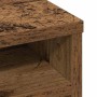 vidaXL Schreibtisch Organizer aus Holzwerkstoff in Altholz-Optik. Braune, strukturierte Oberfläche für Schreibtische.