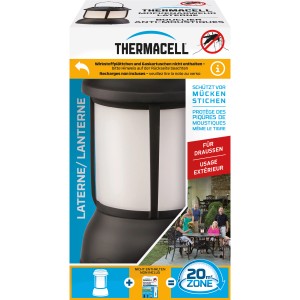Thermacell Mückenabwehr Laterne (ohne Wirkstoff) im Karton. Ideal für den Insektenschutz im Garten.