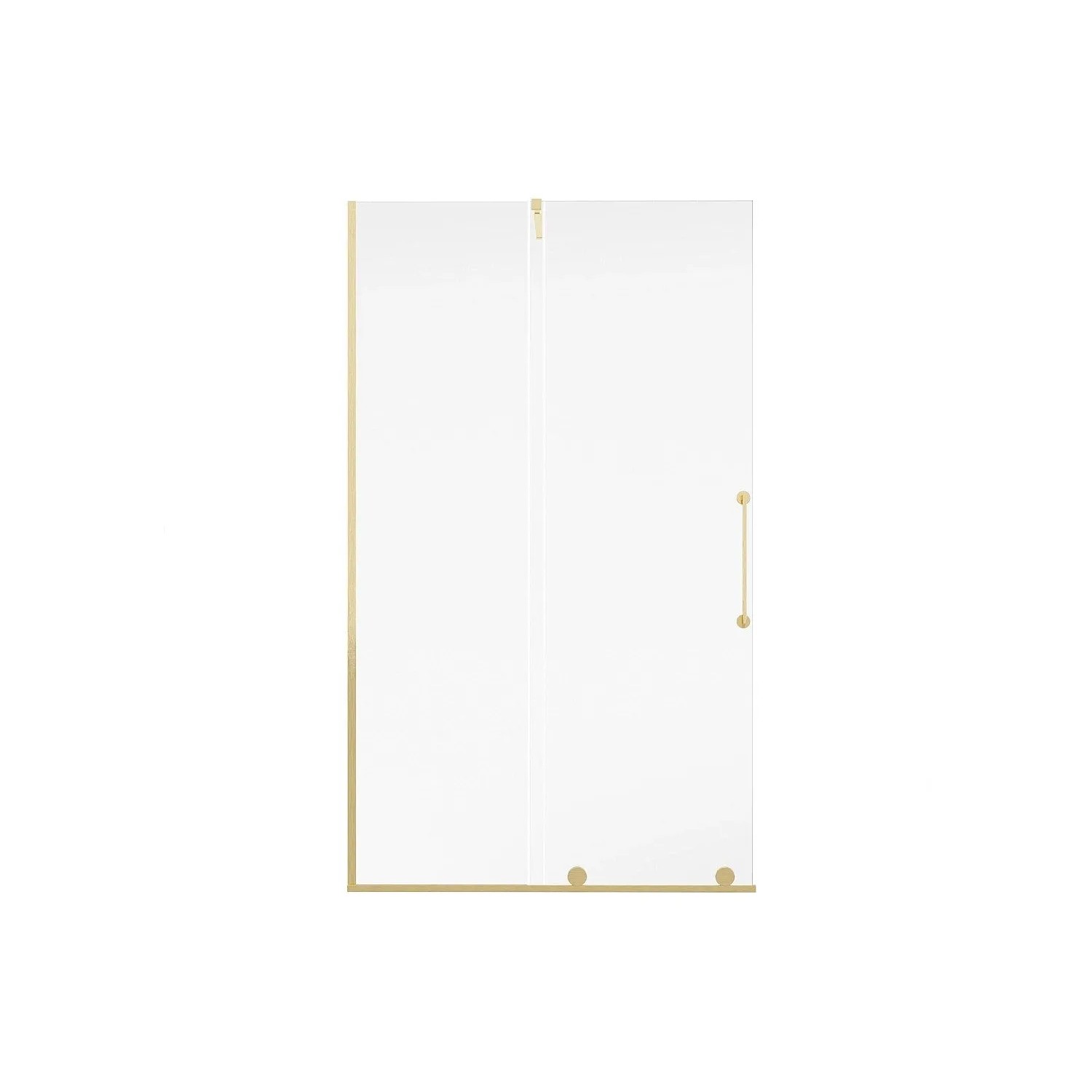 Vente-unique Duschwand Yorem Goldfarben 120 cm