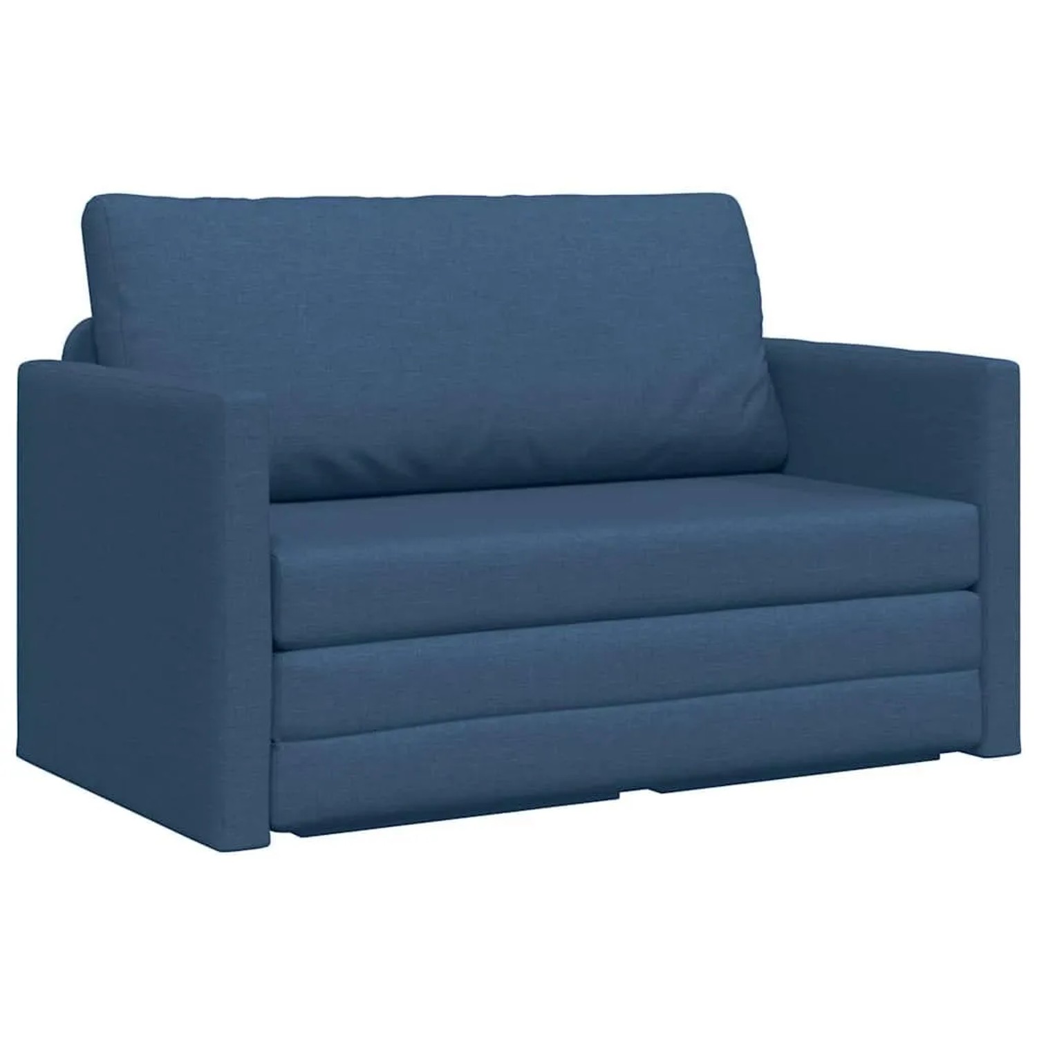 vidaXL Schlafsofa 110cm Blau Stoff 4106698