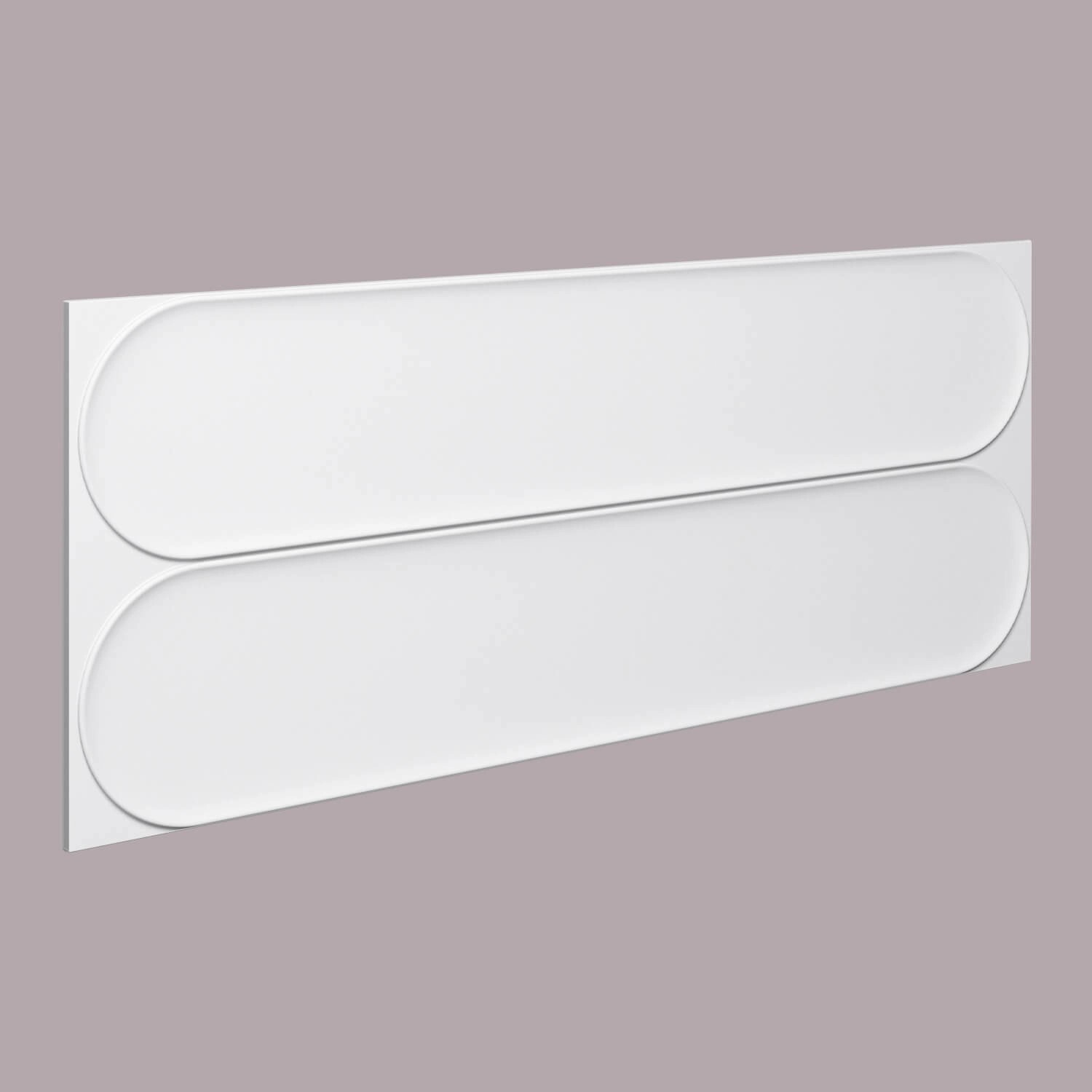 NOEL & MARQUET NMC ARC L ARSTYL Wandpaneel Wandvertäfelung Akustikpaneel 0,36 m2 95 cm x 1,45 cm x 38 cm Weiß