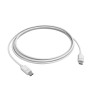 Weißes Yale USB-C Kabel für Smart-Camera Außenkamera, 3m lang.