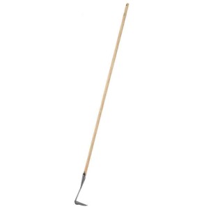 D&O Rübenhacke 18 cm mit Eschenstiel, Gartenhandgerät zum Jäten und Auflockern.