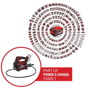 Einhell Akku-Fettpresse TP-GR 18/690 Li Solo, Teil der Power X-Change Familie.
