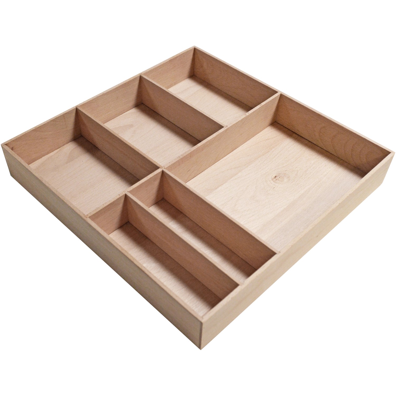 Fackelmann Schubladen-Organizer-Box Buche