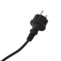 Stecker einer mehrfarbigen LED Lichterkette (vidaXL, 20m).