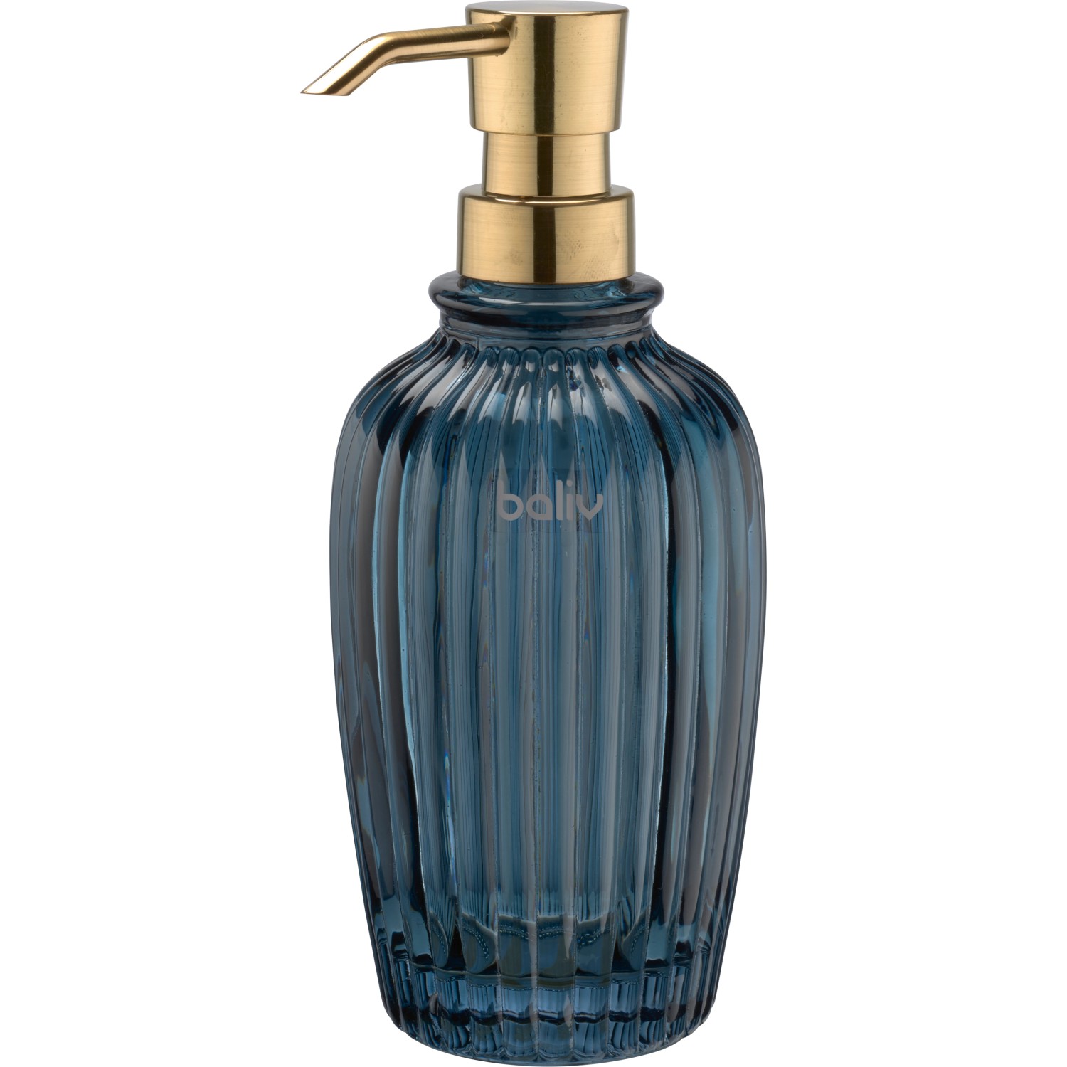 baliv Dark Wonder trend Seifenspender 19 cm x 8,1 cm x 8,1 cm Glas Tintenblau