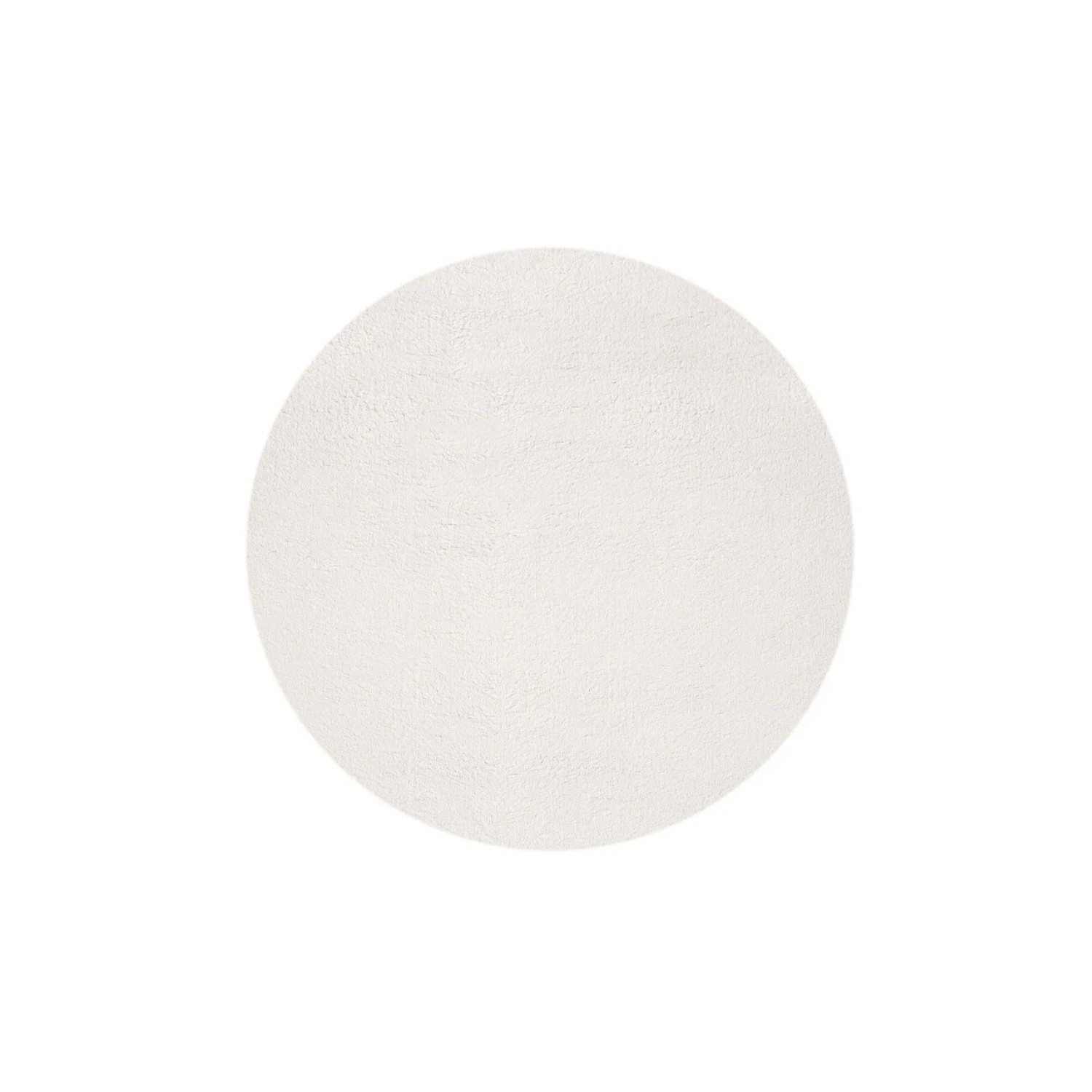 Floornovo Hochflor Teppich Nr. 42 Rund Einfarbig Durchmesser 120 cm günstig online kaufen