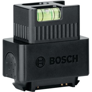 Bosch Linienlaser-Adapter Zamo III für präzises Ausrichten, mit integrierter Wasserwaage.