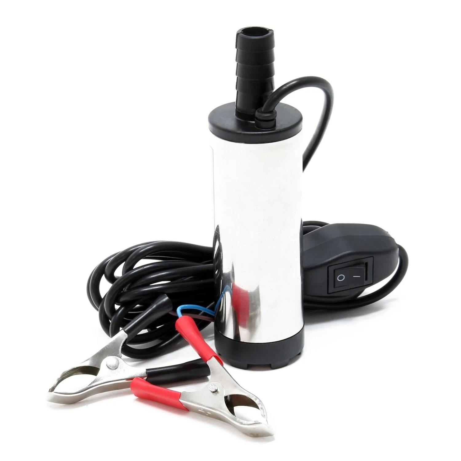 Wiltec Mini Pumpe 12L/Min 8700U/Min 12V 16Mm Auslass Tauchpumpe Wasser Dieselöl