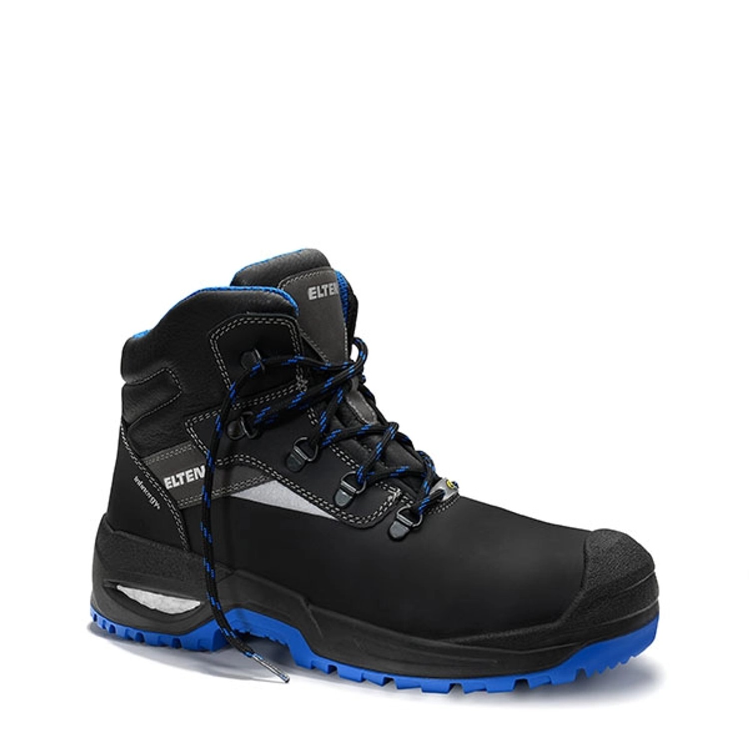 Elten Sicherheitsschnürstiefel Stefano Xxsg Black-Blue Mid Esd S3 Gr. 37