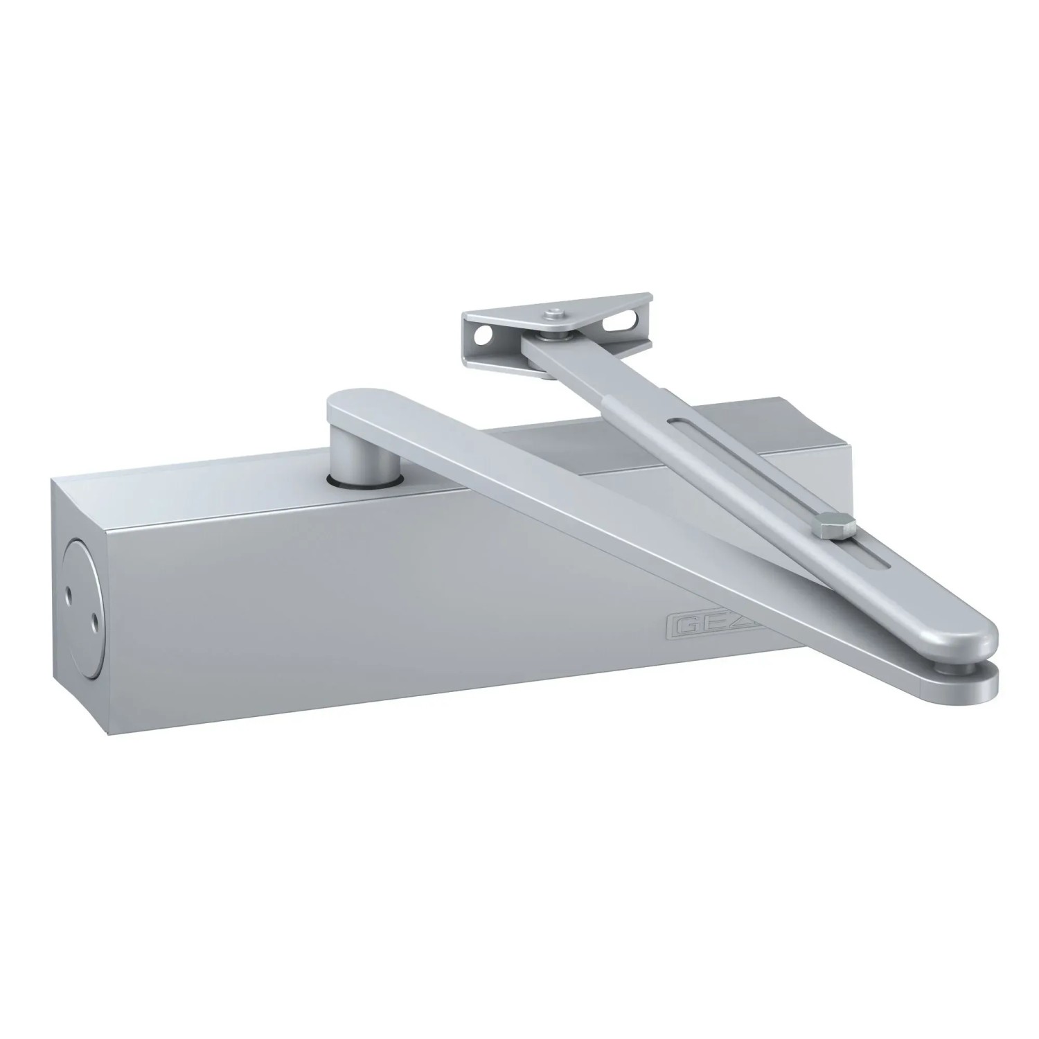 Geze - Türschließer - TS 2000NV - Silber - mit Standardgestänge - 1401-0102