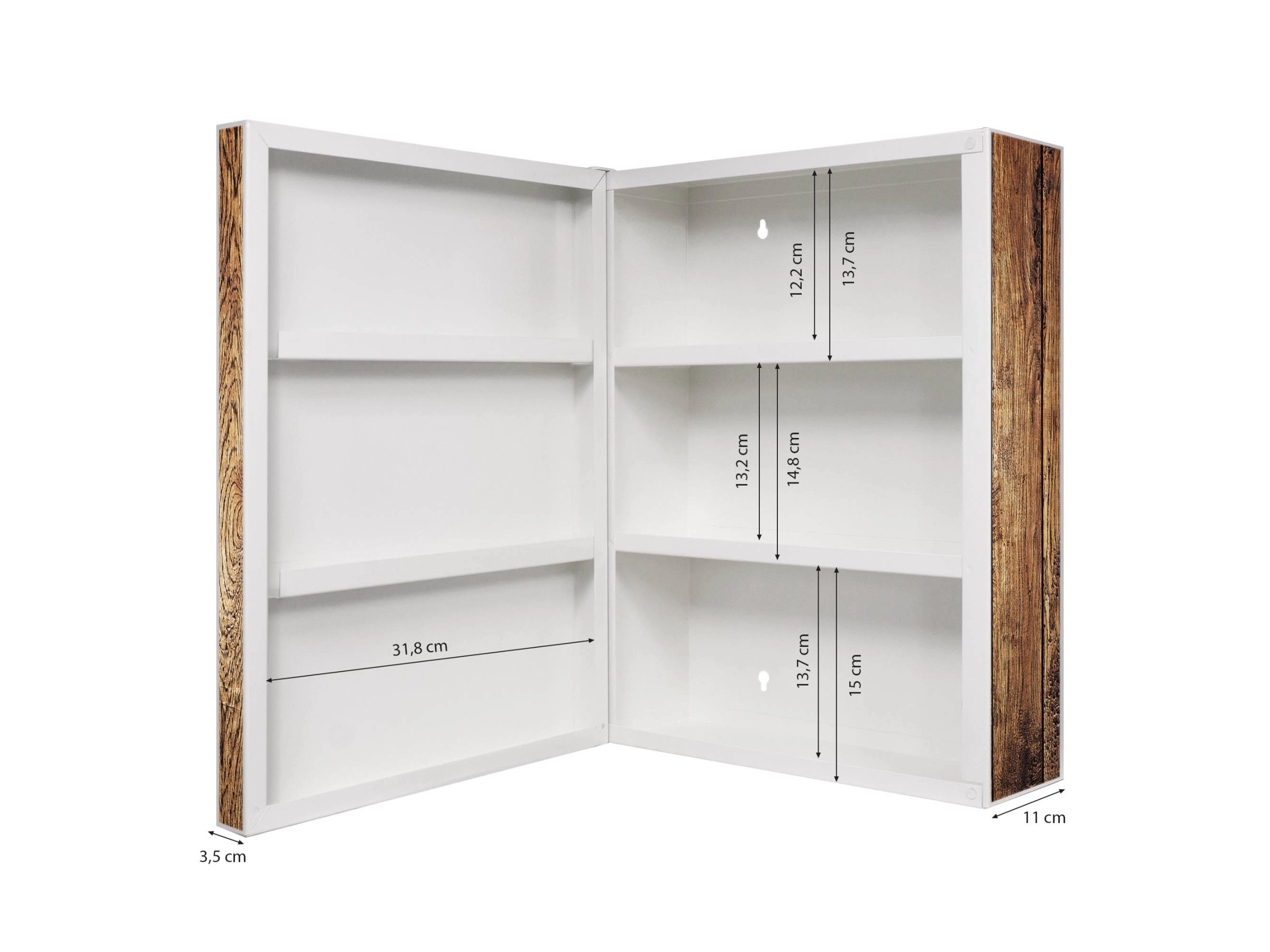 Banjado Medizinschrank Mit Italienischer Roller Motiv – Abschließbarer Arzneischrank Für Die Hausapotheke, 35x46x15 Cm