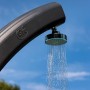 Gre Solardusche aus Harz, 25 l, grau, mit Wasserstrahl. Ideal für Garten und Pool.