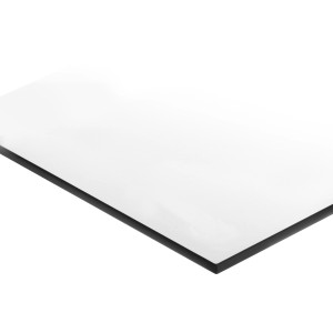 Weiße, beschichtete CDF-Platte (280x207x1,2cm) für Regale & Möbelbau.