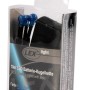 Lex 10er LED Batterie-Kugelkette mit blauen Kugeln in transparenter Box. 1,2m lang, für Innenräume.