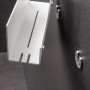 Keuco Duschablage, 32 cm, weiß-matt, mit Haken, abnehmbar, zur Wandmontage im Badezimmer.