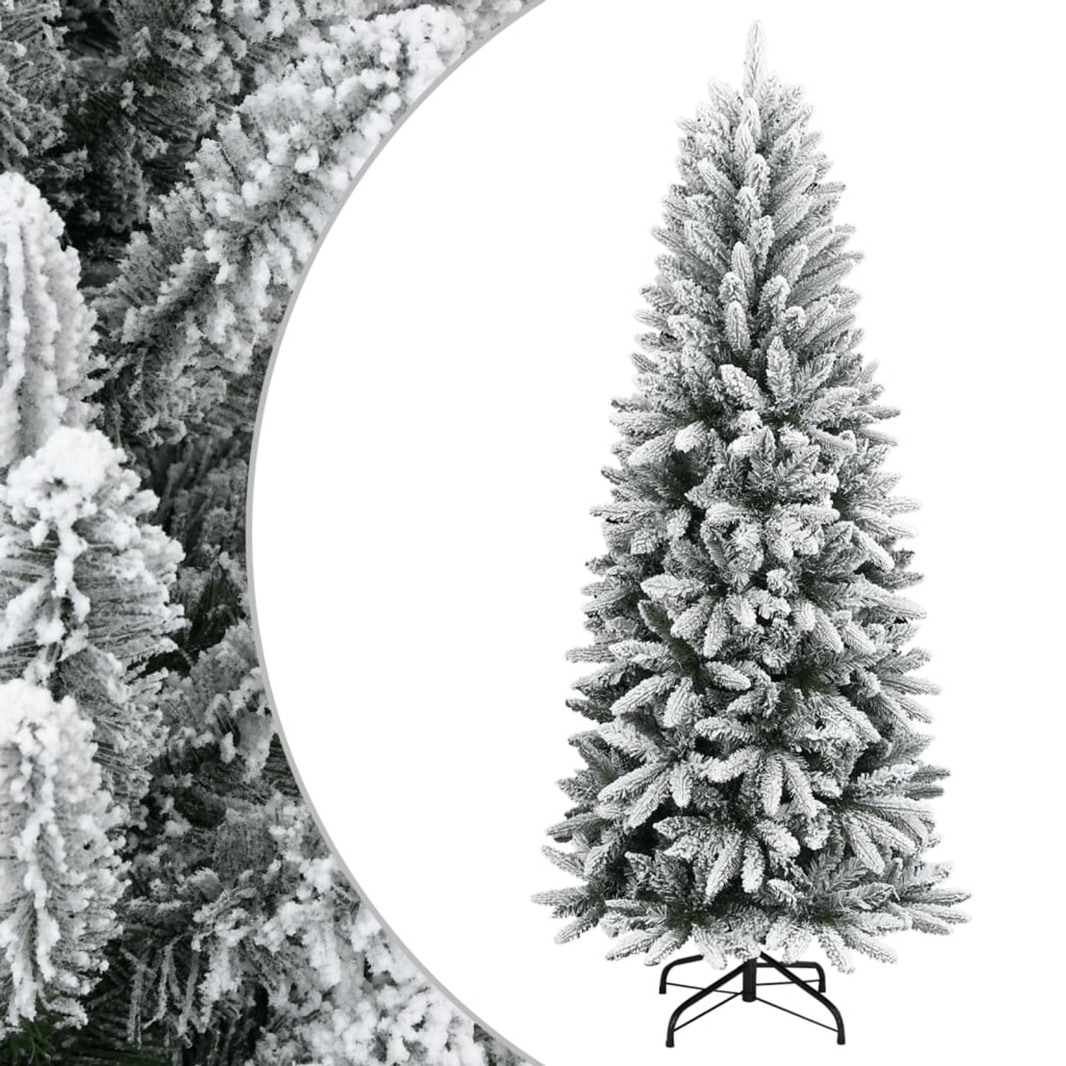 furnicato Künstlicher Weihnachtsbaum Beschneit 120 cm PVC&PE
