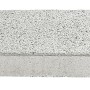 Weiße Gomera Mauerabdeckplatte, 40x28x6 cm, für Mauersysteme und Einfassungen.