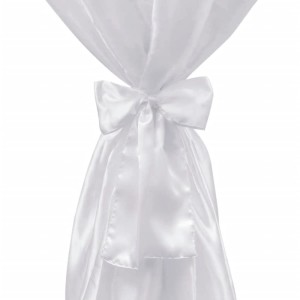 DELUKE Tischhusse 2er Set ADAU Stehtischhusse Weiß 60cm Hussen Elastisch Stehtischhusse Stehtisch-Abdeckung