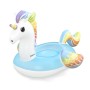 Aufblasbares Bestway Schwimmtier Einhorn, 224x164 cm, mit bunten Details.