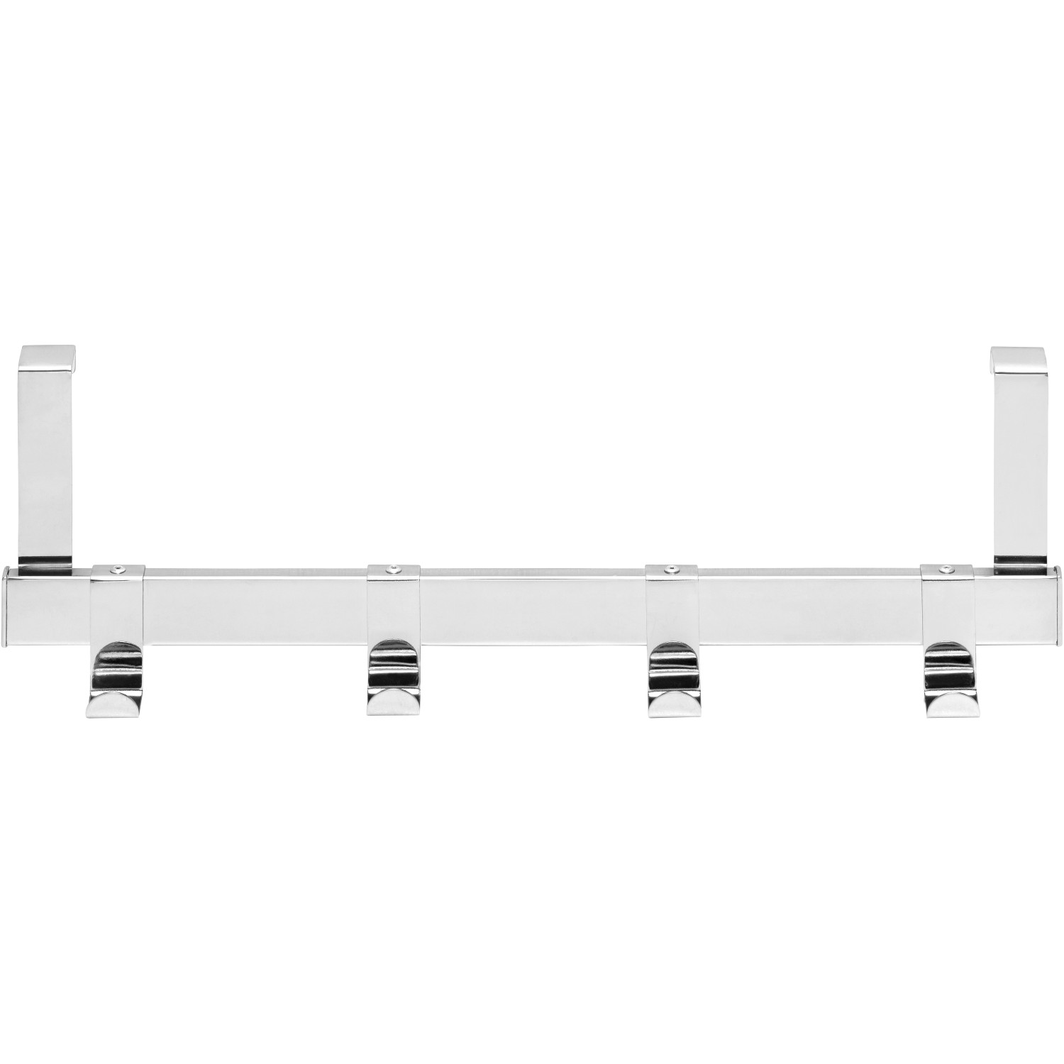 Siro Türgarderobe mit 4 Haken, Chrom glänzend, zum Einhängen an der Tür.