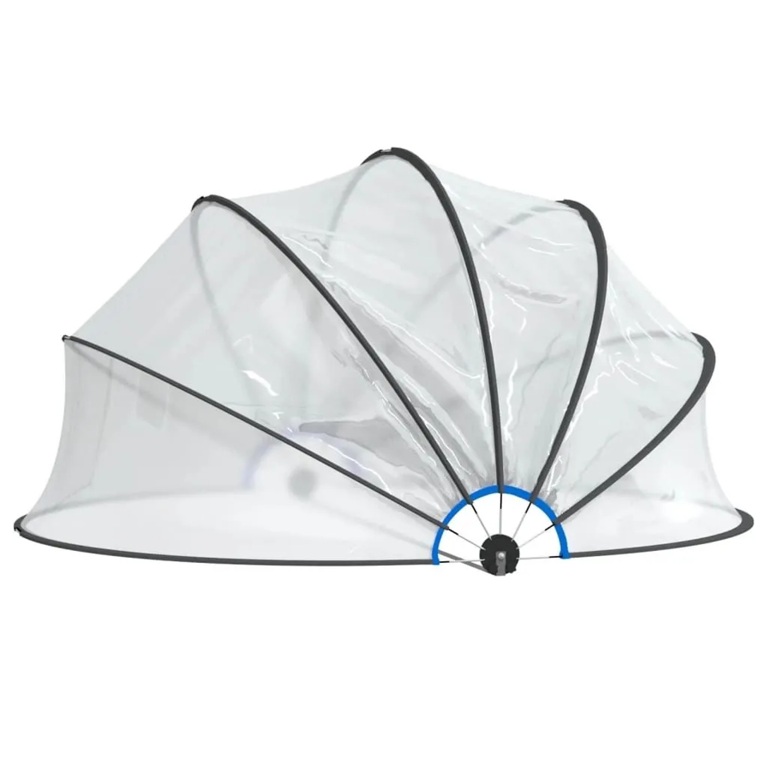 vidaXL Pool-Kuppel Rund 467x234 cm PVC 93815