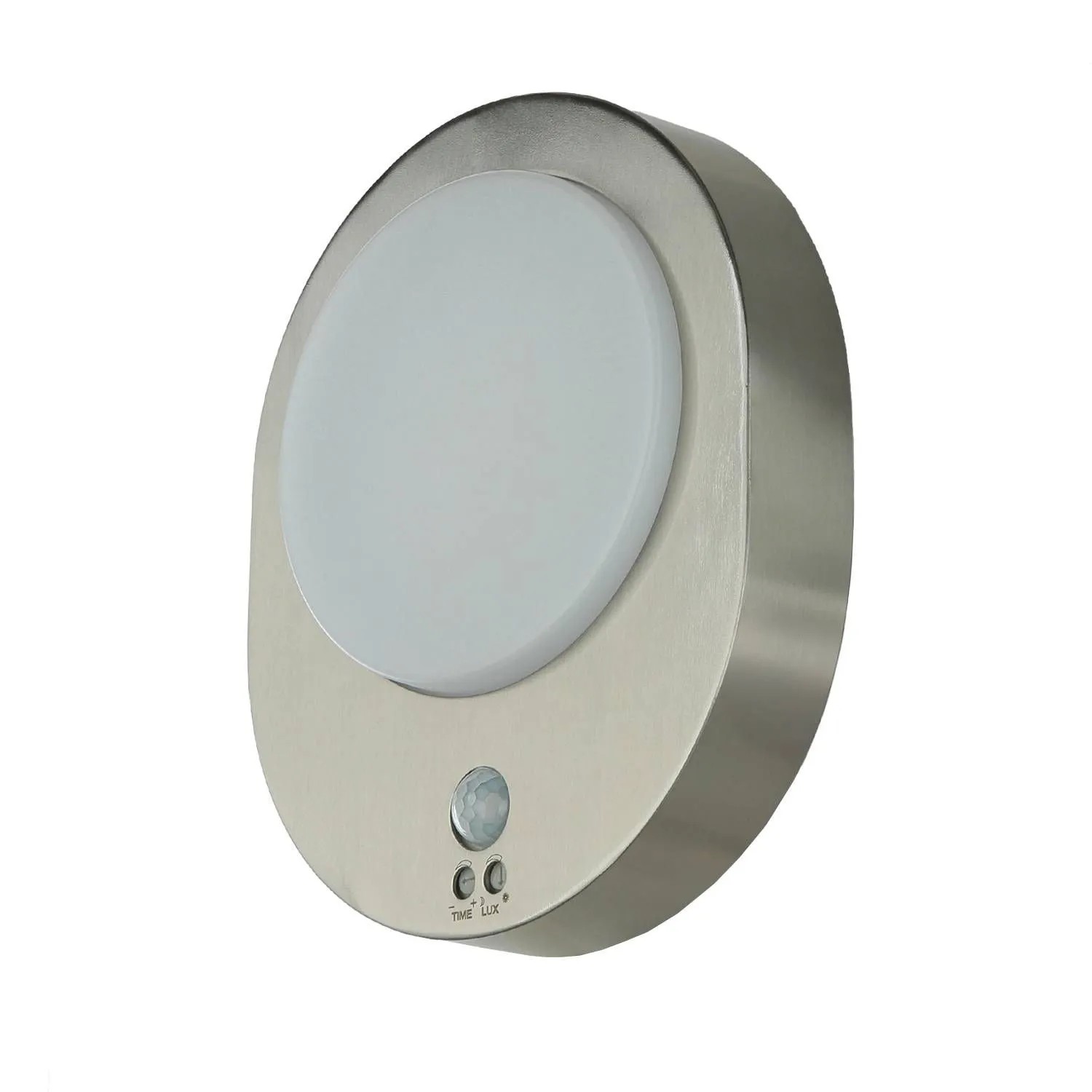 EASYLIGHT Wandlampe Außen Mit Bewegungsmelder Edelstahl 24,4 CM Hoch Modern IP44 3000K