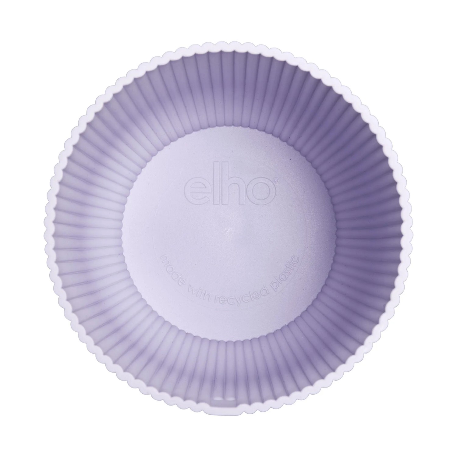 Lila Elho Blumentopf Vibes Fold Mini, runder Übertopf für Innen, Ø 11 cm.