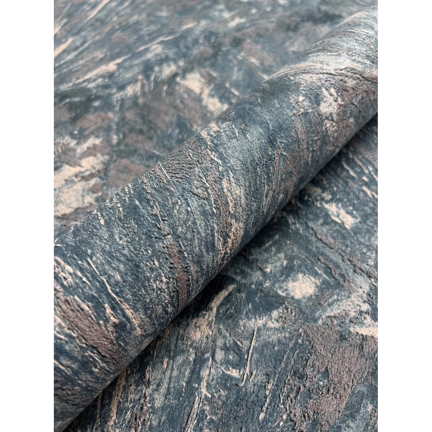 Newroom Vliestapete Sanja Dark Blue Muschel Modern FSC® günstig online kaufen