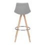 Bessagi Home Barhocker Nelo Grau Webstoff Gepolstert_2
