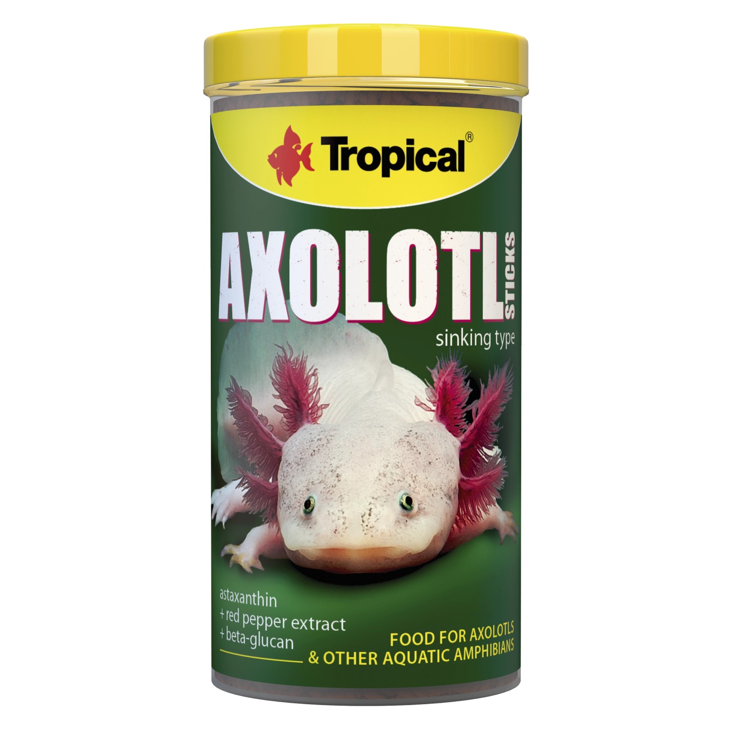 Tropical Fischfutter-Sticks & Fischfutter-Pellets Axolotl Sticks 250 ml