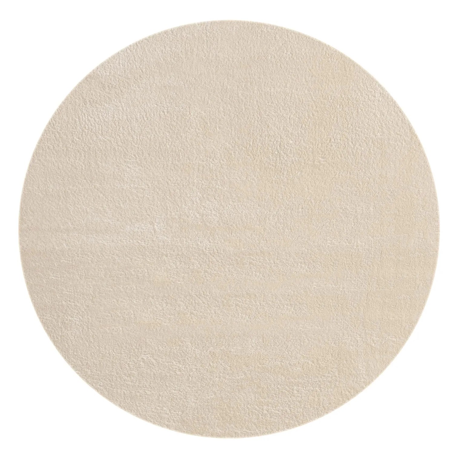 Floornovo Hochflor Teppich Nr. 49 Rund Einfarbig Durchmesser 200 cm