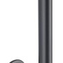Schwarzer, selbstklebender Wenko Küchenrollenhalter Nio aus Aluminium.