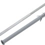LUX Fensterrahmendübel, 10x200mm, 4er-Set mit Schraube, für Fenster- und Türrahmen.