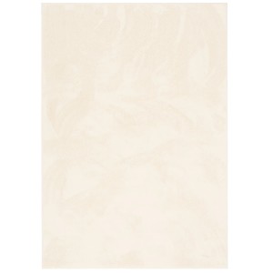 Cremefarbener Pergamon Hochflor Teppich Melia, 140x200cm, super soft und luxuriös.