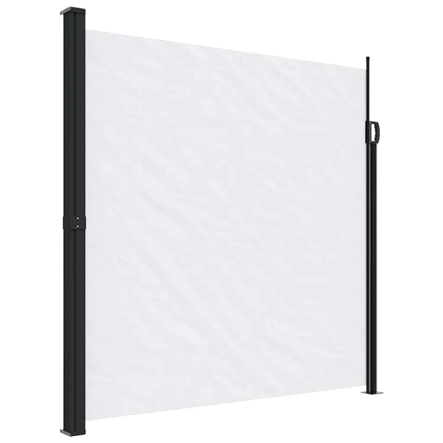 vidaXL Seitenmarkise Ausziehbar Weiß 200x600 cm 4004556