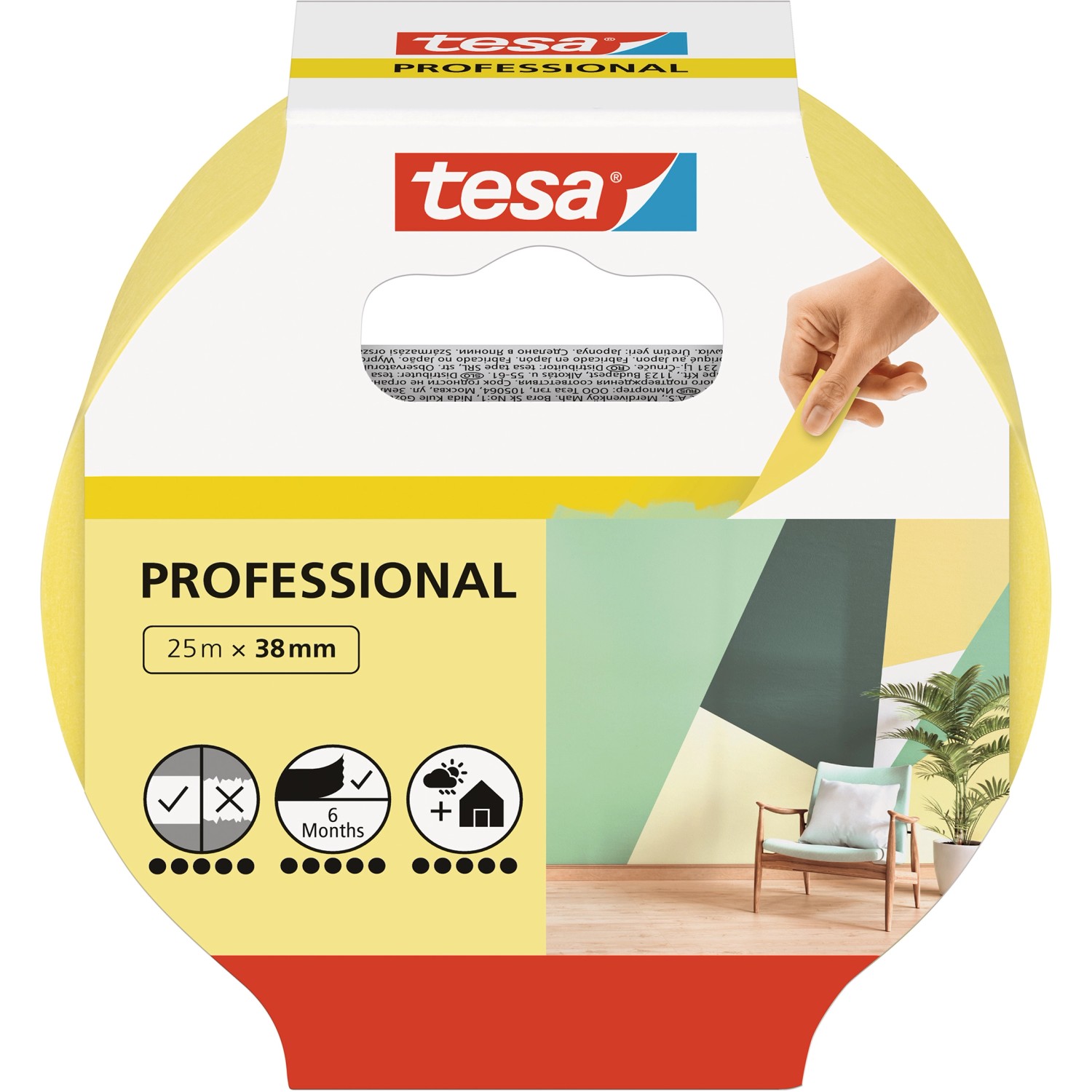 Tesa Malerband Professional 25 m x 38 mm