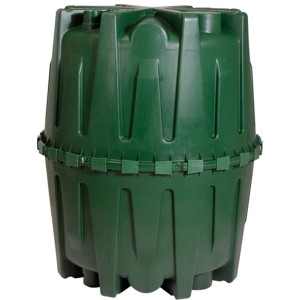 Garantia Herkules Abwasser-Sammelgrube, 1600 l, grün. Erdtank für Garten und Grundstücke ohne Kanalanschluss.
