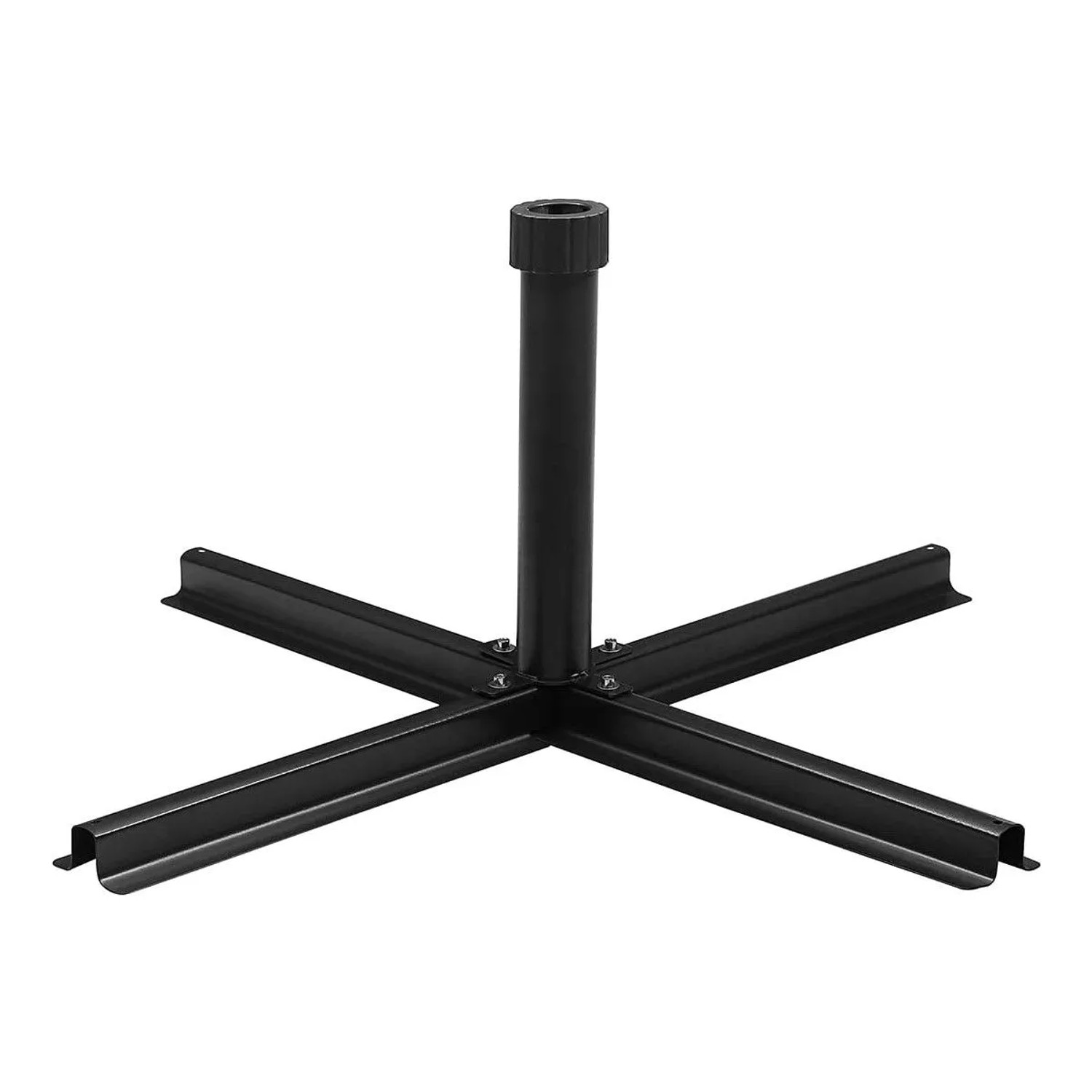 Sekey Plattenständer Sonnenschirmständer Kreuzständer für Mastdurchmesser 38 bis 48 mm