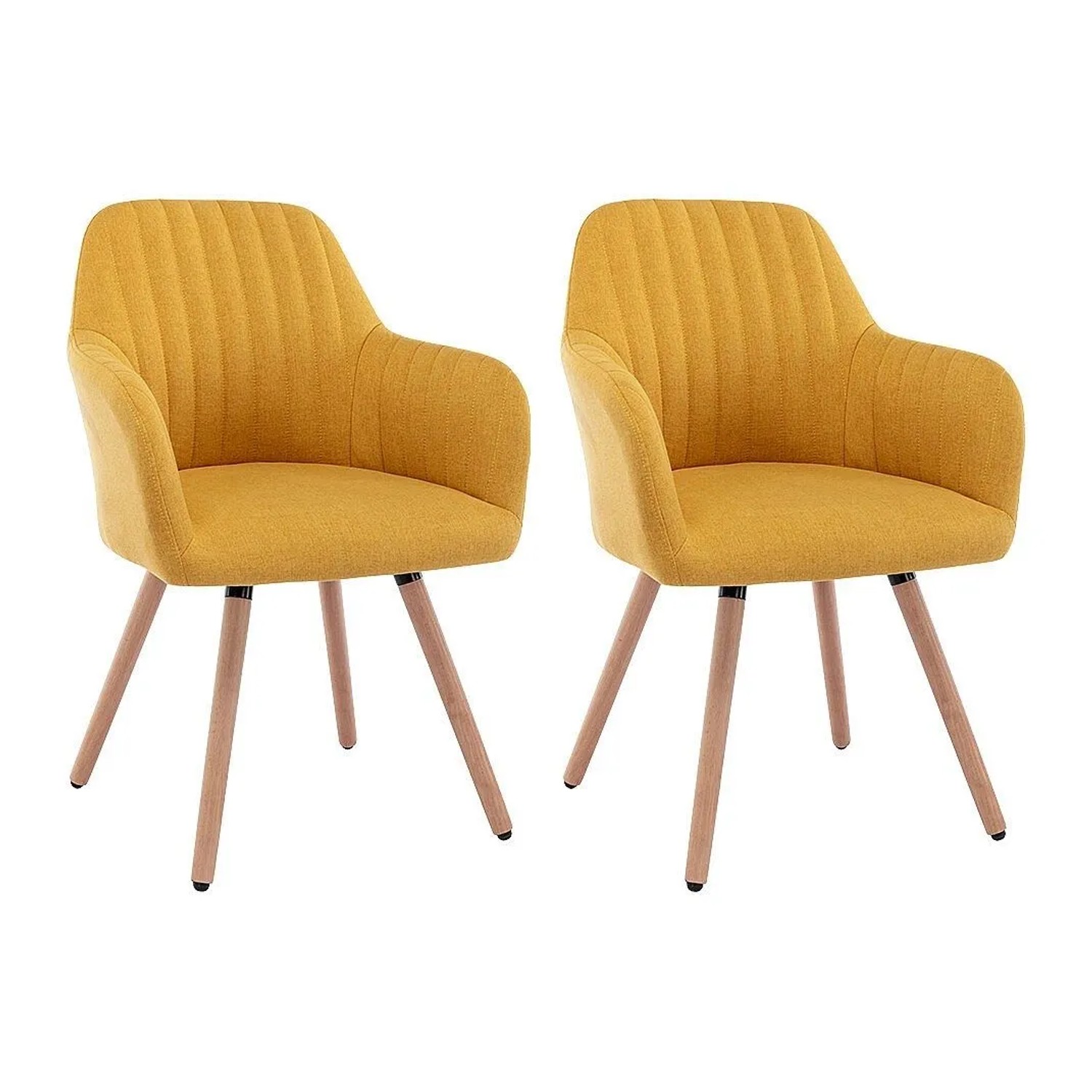 Vente-unique Stuhl Eleana Senffarben 56 cm