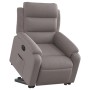 vidaXL Relaxsessel mit Aufstehhilfe Elektrisch Taupe Stoff 3205012