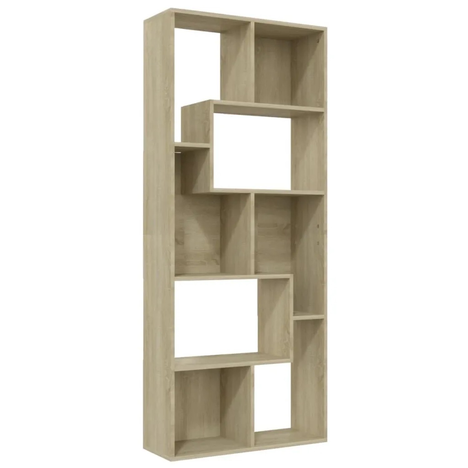 vidaXL Bücherregal Sonoma-Eiche 67x24x161 cm Holzwerkstoff 801880 günstig online kaufen