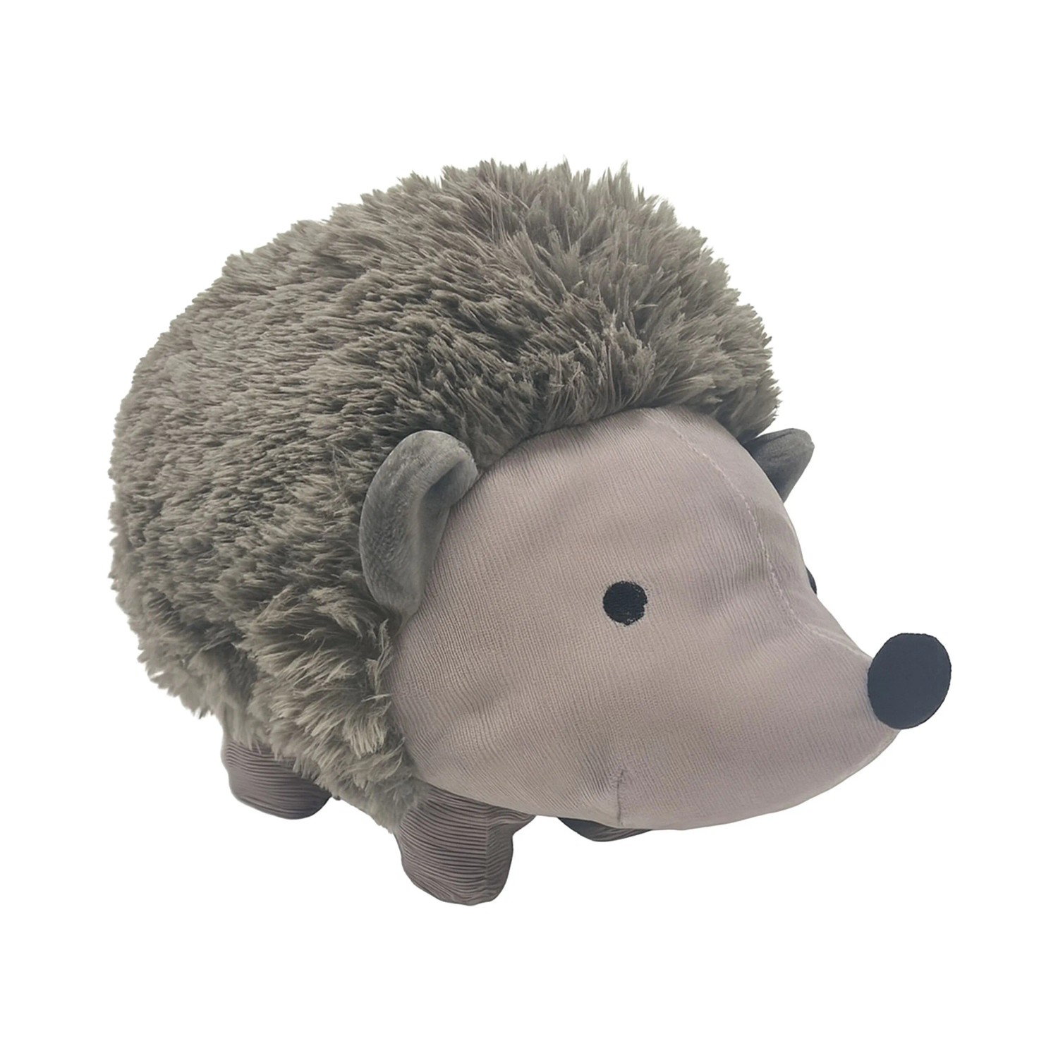Relaxdays Türstopper Igel Baumwolle Braun Schwer 15 cm x 21 cm x 34 cm 1 kg