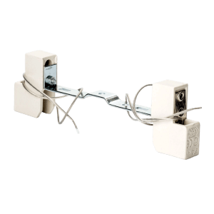 Orion Lightstyle R7s Fassung aus weißer Keramik für 118 mm LED Halogen Leuchtmittel mit Kabel.