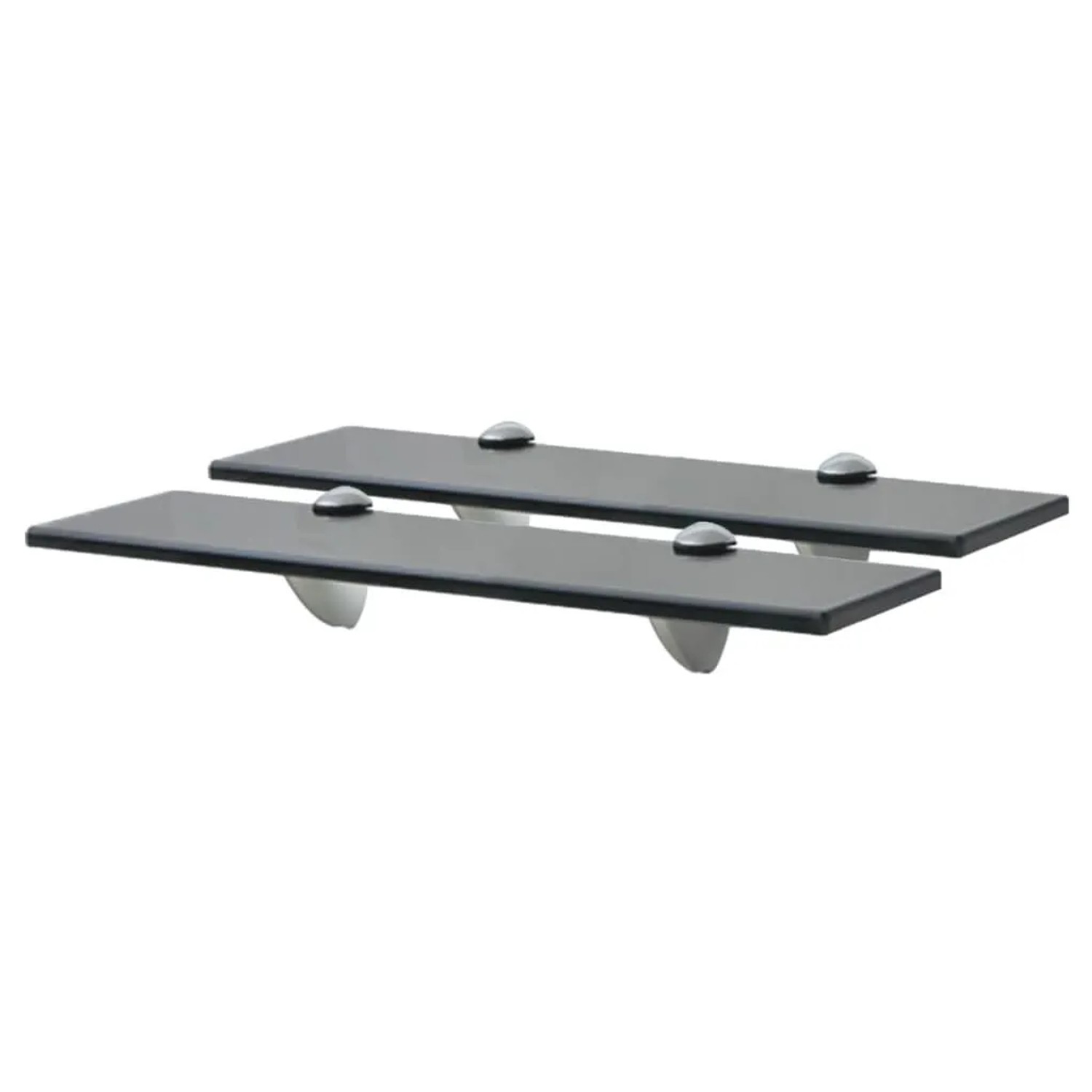 vidaXL Schweberegale 2 Stk Glas 40x10 cm 8 mm 3051503