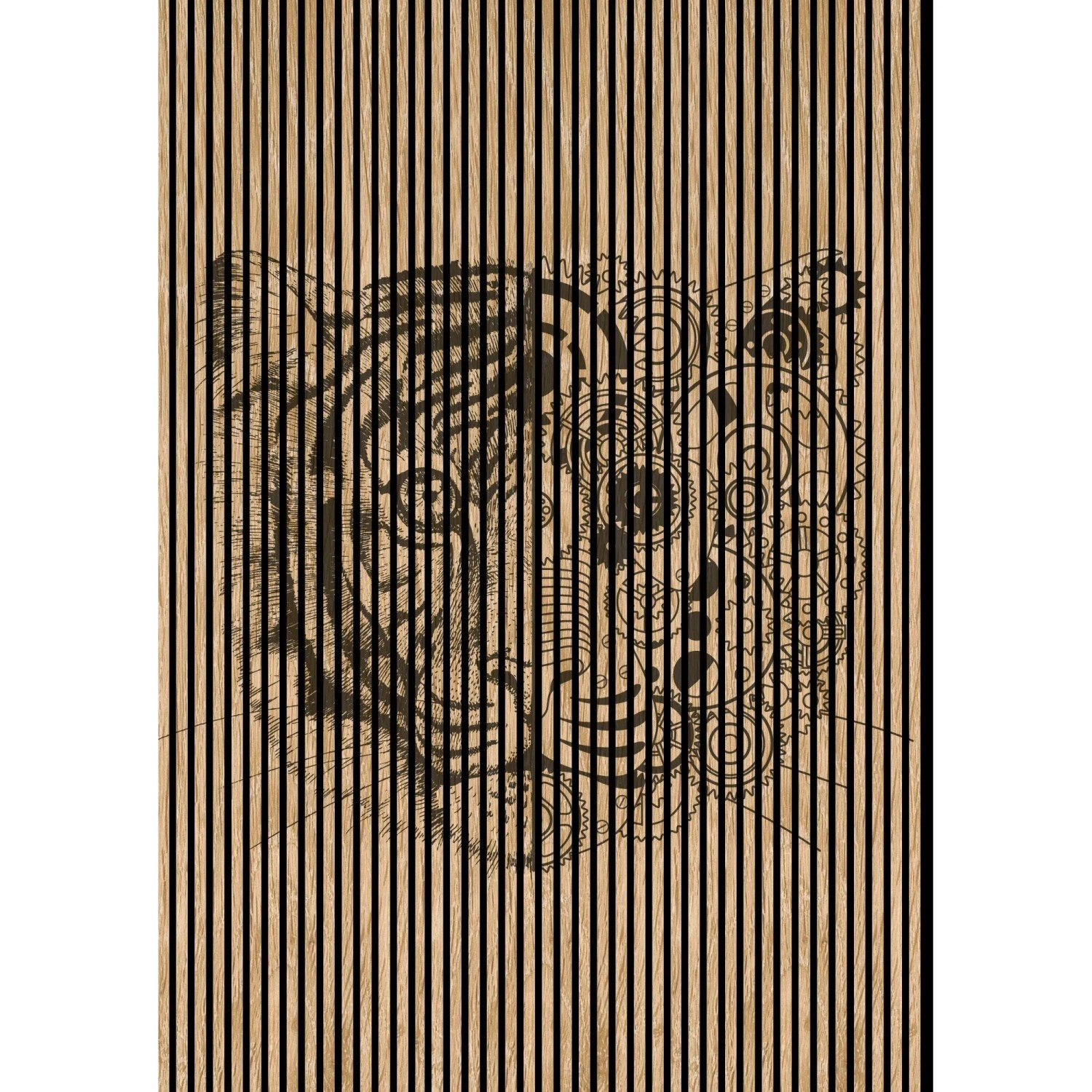 FN Acustico Akustikplatte Tiger 2 PET u. MDF Foliert 1.693 x 19 x 2.400 mm