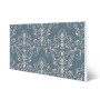 Banjado Magnettafel 78x37cm mit Royal Creme Blau Motiv. Magnetwand für Notizen und Fotos.